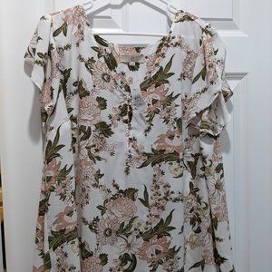 Loft Floral Top NWT